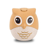Household Owl Shaped Toothpick Holder Container Wheat Straw Table Toothpick Storage Box