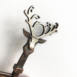 Deer Head Bottle Opener Portable Deer Bottle Opener Retro Key Pendant