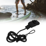 Surfboard Foot Rope Adjustable Ankle Cuffs Paddle Board Safety Lifeline Outdoor Accessories Black