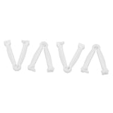100pcs Pig Umbilical Cord Clamps White Plastic Livestock Umbilical Cord Clips for Production with 1 Hemostatic Forcep