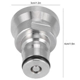 1/2in Liquid Ball Lock Stainless Steel Keg Coupler Adapter Beer Barrel Brewing Accessory