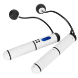 Skipping Rope Intelligent Electronic Counting Exercise Jumping Rope Fitness EquipmentWhite+Black