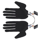 2Pcs Electric Heating Gloves Pads 5 Finger Glove Heating Sheet with 3 Adjuatable Gears for Skiing Cycling