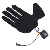 2Pcs Electric Heating Gloves Pads 5 Finger Glove Heating Sheet with 3 Adjuatable Gears for Skiing Cycling