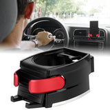 Air Vent Cup Holder Organizer Universal Drink Bottle Rack Stand Car Vehicle AccessoryRed