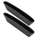 2Pcs Car Seat Slit Organizer Storage Pockets Bag Side Holder for Phone Money Cards KeysBlack