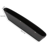 2Pcs Car Seat Slit Organizer Storage Pockets Bag Side Holder for Phone Money Cards KeysBlack