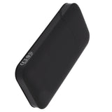 Cigarette Case Height Adjustable Thick Thin Cigarettes Dual Use Lighter Split Cigarette Case Holder Black