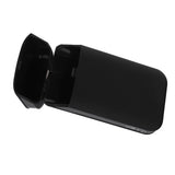 Cigarette Case Height Adjustable Thick Thin Cigarettes Dual Use Lighter Split Cigarette Case Holder Black