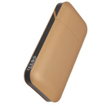 Cigarette Case Height Adjustable Thick Thin Cigarettes Dual Use Lighter Split Cigarette Case Holder Gold