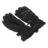 Heated Gloves Skiing Snowboarding Electric Battery Heated Gloves with 3 Heating Levels Skiing for Men Women M