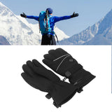 Heated Gloves Skiing Snowboarding Electric Battery Heated Gloves with 3 Heating Levels Skiing for Men Women M