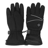 Heated Gloves Skiing Snowboarding Electric Battery Heated Gloves with 3 Heating Levels Skiing for Men Women L