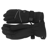 Heated Gloves Skiing Snowboarding Electric Battery Heated Gloves with 3 Heating Levels Skiing for Men Women L