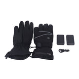 Electric Heating Gloves 3 Adjustable Temperature Lithium Battery Gloves for Outdoor Activities M