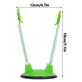 6Pcs Food Storage Bag Holder Stand HandsFree Bag Racks Home Kitchen Accessory Green