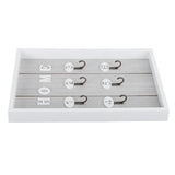 WallMounted Key Rack Wooden Key Organizer Hanger Decorative Key Hanging Holder Decor(C )