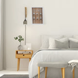 WallMounted Key Rack Wooden Key Organizer Hanger Decorative Key Hanging Holder Decor(D )