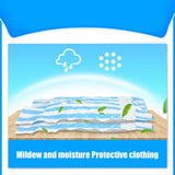 10Pcs/Set 12C Vacuum Storage Bag Space Saving Compressed Bag with 3.5cm Thread Air Inlet 70 x 100 cm