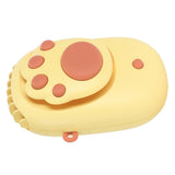 Yellow 3‑Gears Speed Wind Adjustable Electric Fan Cute USB Charging Fan for Bedroom