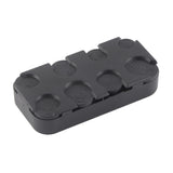 Rectangle Euro Coin Dispenser Plastic Coin Holders Storage Box Organizer Car Use