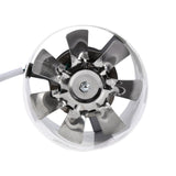 Inline Duct Fan Exhaust Ventilation Home Indoor Air Vent Cooling Steel Blade 220V 20W