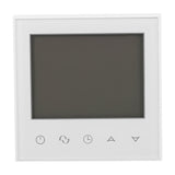Digital Touch Screen LCD Programmable Thermostat Intelligent Temperature Controller White