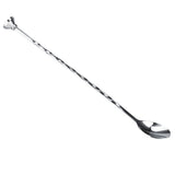 Cocktail Drink Mixer Stainless Steel Stirring Mixing Spoon Ladle Muddler Bar