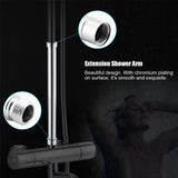 Extension Shower Arm Stainless Steel Extender Tube Shower Head Extension Rod 4in