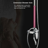 Extension Shower Arm Stainless Steel Extender Tube Shower Head Extension Rod 4in