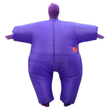 Inflatable Full Body Suit for Adults Funny Blow Up Costume Jumpsuit for Festival Holiday Themed Parties Purple