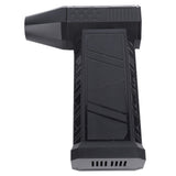 Portable Turbo Fan Cordless Dryer Blower Brushless Motor 3 Speed Adjustable Electric Air Duster Black