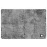 Soft Door Mat Anti Slip Absorbent Floor Rug Bedside Carpet Mat for Home Bathroom Bedroom(Gray 80x120cm)