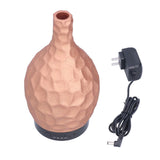 Wood Grain Ultrasonic Atomized Essential Oil Diffuser Ceramic Timing Aroma Diffuser for Home