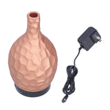 Wood Grain Ultrasonic Atomized Essential Oil Diffuser Ceramic Timing Aroma Diffuser for Home