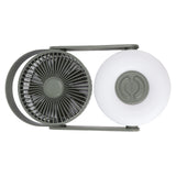 LED Light Tabletop Small Fan 10000mAh Wall Mounted USB 110° Automatic Shake Remote Control Night Lamp Desktop Fan Green
