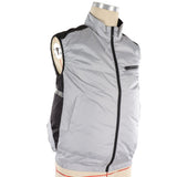 Air Conditioned Clothes UV Resistant Breathable Skin Friendly Wearable Cooling Fan Vest for Hiking Working XL Light Gray