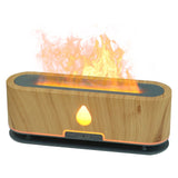 Essential Oil Diffuser Coulorful Flame Ultrasonic Aroma Diffuser Humidifier with Remote Control for Home