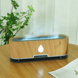 Essential Oil Diffuser Coulorful Flame Ultrasonic Aroma Diffuser Humidifier with Remote Control for Home