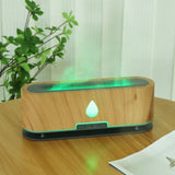 Essential Oil Diffuser Coulorful Flame Ultrasonic Aroma Diffuser Humidifier with Remote Control for Home