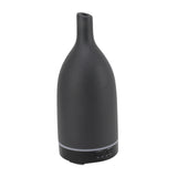 Ceramic Essential Oil Diffuser Ultrasound Aromatherapy Diffuser Quiet Waterless Auto Off Long Mouth for Home Office Noir Prise UE 100‑240 V