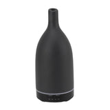 Ceramic Essential Oil Diffuser Ultrasound Aromatherapy Diffuser Quiet Waterless Auto Off Long Mouth for Home Office Noir Prise UE 100‑240 V