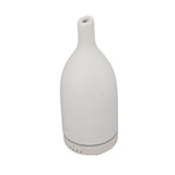 Ceramic Essential Oil Diffuser Ultrasound Aromatherapy Diffuser Quiet Waterless Auto Off Long Mouth for Home Office Blanc Prise UE 100‑240 V