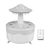 Mini Humidifier Mushroom Simulate Raindrops Aroma with Colorful Light Remote Control Desktop Humidifier