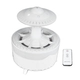 Mini Humidifier Mushroom Simulate Raindrops Aroma with Colorful Light Remote Control Desktop Humidifier