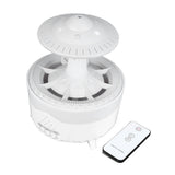 Mini Humidifier Mushroom Simulate Raindrops Aroma with Colorful Light Remote Control Desktop Humidifier