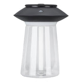 Humidifier Aroma Diffuser Mushroom Shape 760ml Capacity Rechargeable Home Decoration for Room Office Black