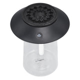 Humidifier Aroma Diffuser Mushroom Shape 760ml Capacity Rechargeable Home Decoration for Room Office Black