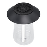 Humidifier Aroma Diffuser Mushroom Shape 760ml Capacity Rechargeable Home Decoration for Room Office Black