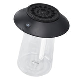 Humidifier Aroma Diffuser Mushroom Shape 760ml Capacity Rechargeable Home Decoration for Room Office Black